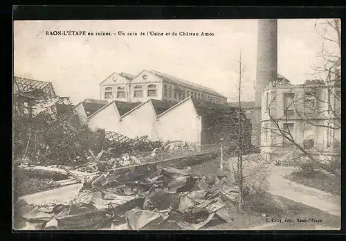AK Raon-l`Étape, un Coin de l`Usine et du Chateau Amos