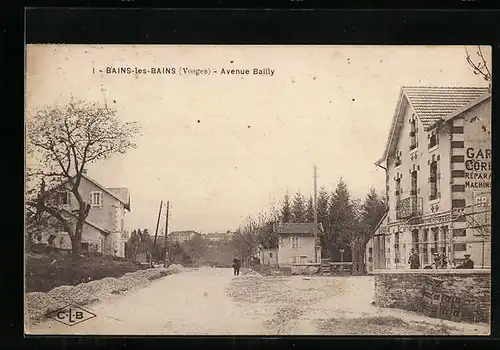 AK Bains-les-Bains, Avenue Bailly