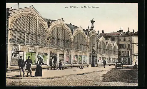 AK Épinal, le Marché Couvert