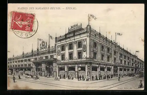 AK Épinal, Maison des Magasins Réunis