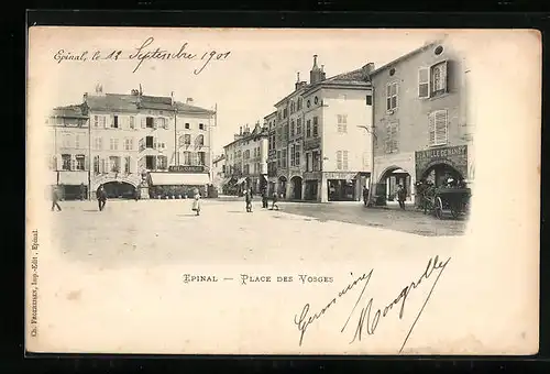 AK Epinal, Place des Vosges