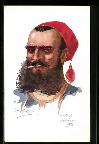 Künstler-AK Em. Dupuis: Bertrix, Septembre 1914