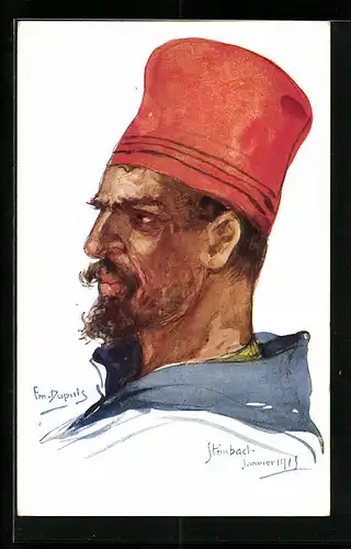 Künstler-AK Em. Dupuis: Steinbad, Janvier 1915