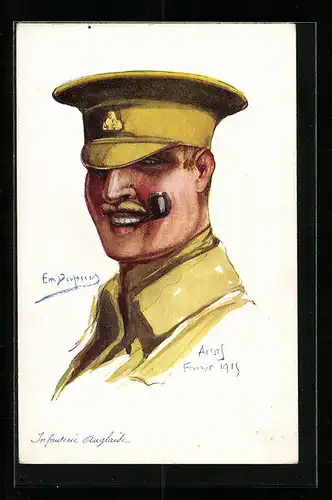 Künstler-AK Em. Dupuis: Infanterie Anglaise