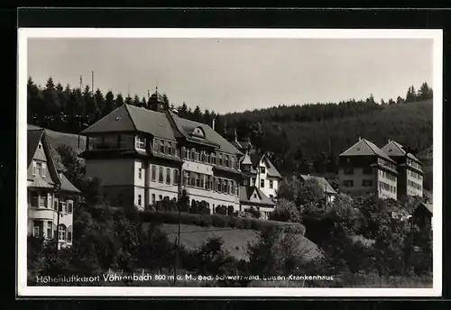 AK Vöhrenbach im Schwarzwald, unter dem Luisen-Krankenhaus