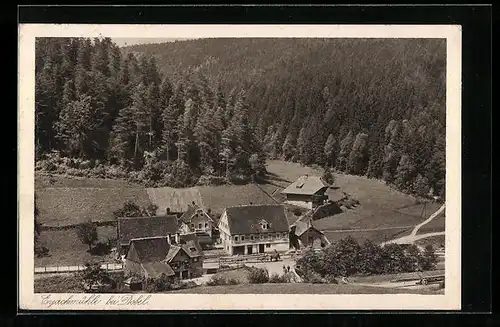 AK Dobel, Blick auf die Eyachmühle