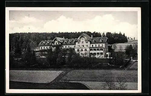 AK Mühlhausen i. Vogtl., Genesungsheim der L.V.A. Abtlg.: K.V., Aussenansicht