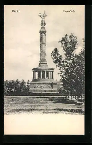 AK Berlin-Tiergarten, Partie an der Sieges-Säule