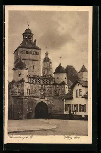 AK Weissenburg i. B., vor dem Ellingertor