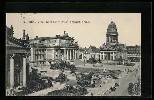 AK Berlin-W., das Schauspielhaus am Gendarmenmarkt