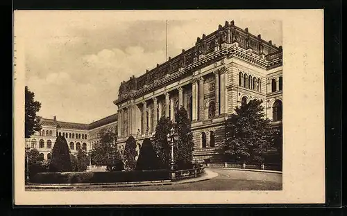 AK Berlin-Charlottenburg, vor der Technischen Hochschule