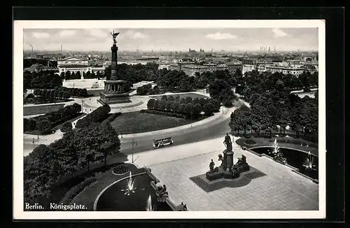 AK Berlin-Tiergarten, Denkmal am Königsplatz