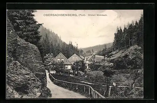 AK Obersachsenberg, Blick auf den Ortsteil Mühlbach