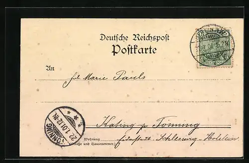 AK Berlin, Reichstagsgebäude und Siegessäule