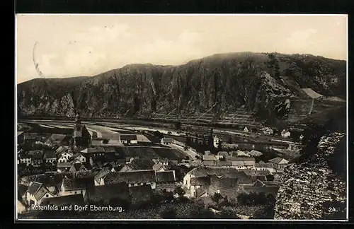 AK Rotenfels, Generalansicht mit Dorf Ebernburg