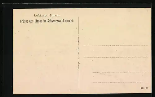 AK Hirsau im Schwarzwald, Generalansicht der Stadt