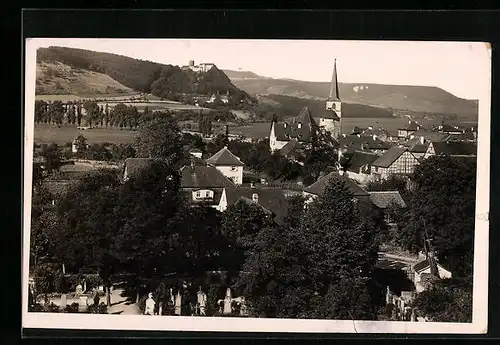 AK Hammelburg i. Mainfranken, Blick zur Kirche im Ort