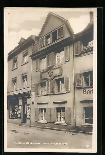 AK Konstanz /Bodensee, Haus Johannes Hus