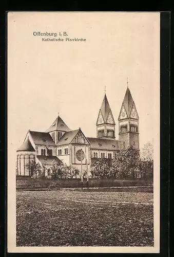 AK Offenburg i. B., Katholische Pfarrkirche