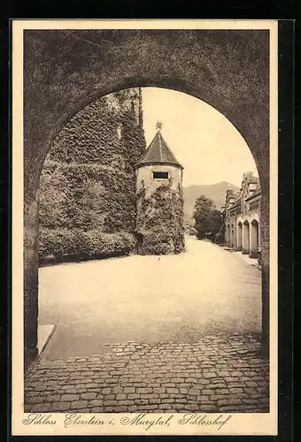 AK Eberstein /Murgtal, Schloss Eberstein, Schlosshof
