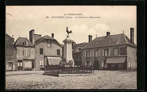 AK Couterne, La Place et le Monument