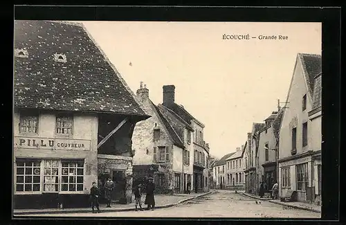 AK Écouché, Grande Rue