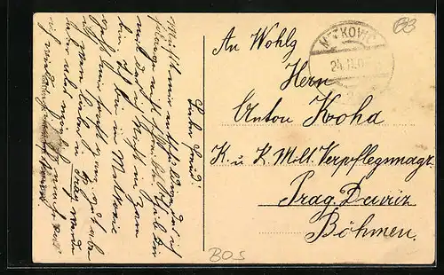 AK Mostar, Römerbrücke, Südpartie