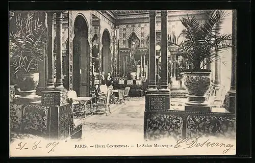 AK Paris, Hotel Continental, Le Salon Mauresque