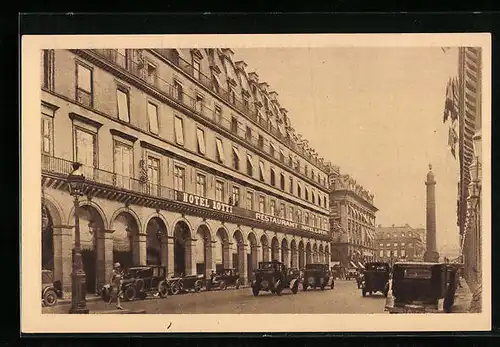 AK Paris, Hotel Lotti, Rue de Cartiglione