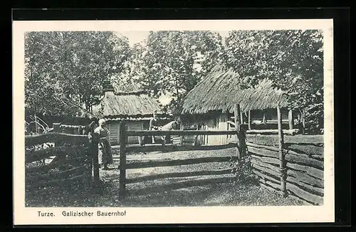 AK Turze, Galizischer Bauernhof