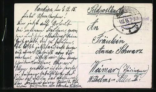 AK Berlin, Partie in der Friedrichstrasse