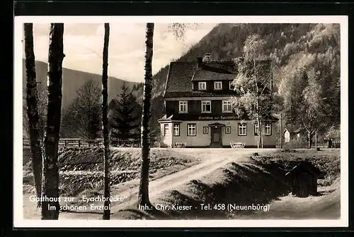 AK Neuenbürg, Gasthaus zur Eyachbrücke