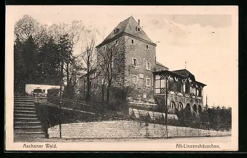 AK Aachen, Alt-Linzenshäuschen im Aachener Wald