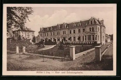 AK Mölln /Lbg., Kur- und Erholungsheim mit Anlagen