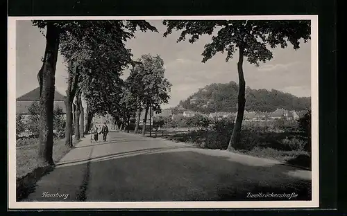 AK Homburg, Partie in der Zweibrückerstrasse