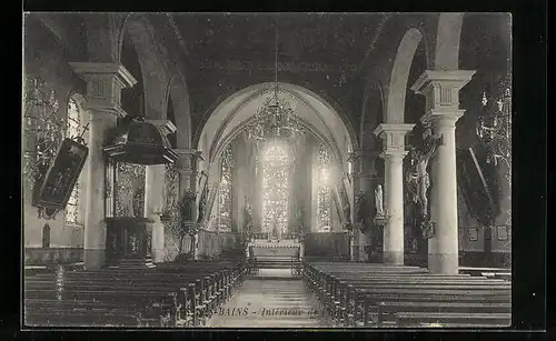 AK Bains-les-Bains, Interieur de l`Eglise