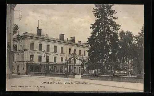 AK Contrexéville, Entraée de l`Etablissement