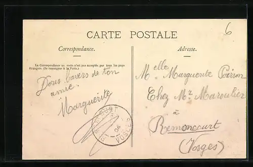AK Contrexéville, Hotel Cosmopolitain