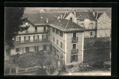 AK Plombières-les-Bains, Hopital Thermal et Hospice