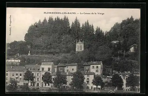 AK Plombières-les-Bains, Le Coteau de la Vierge