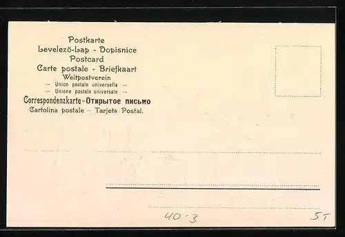 Präge-Lithographie Gefährten ziehen an einem Kleinkind auf dem Töpchen