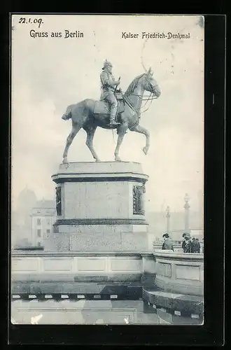 AK Berlin, Kaiser Friedrich-Denkmal