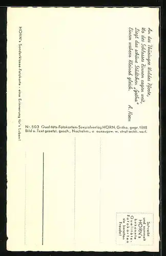 AK Gotha, Gesamtansicht mit Flugzeugen, Rathaus, Museum