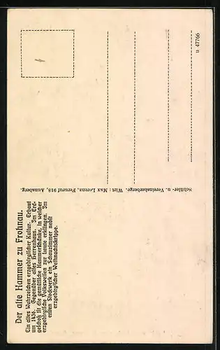 AK Annaberg /Erzgeb., Frohnauer Hammer, Schauzimmer