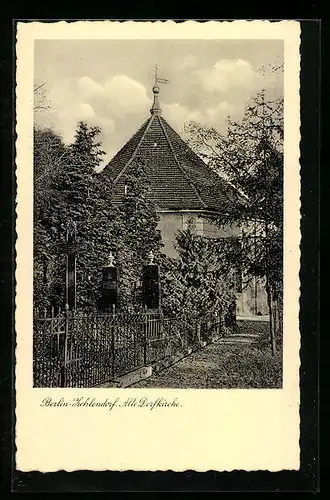 AK Berlin-Zehlendorf, Die Alte Dorfkirche