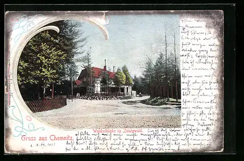 AK Chemnitz, Gasthaus Waldschänke im Zeisigwald