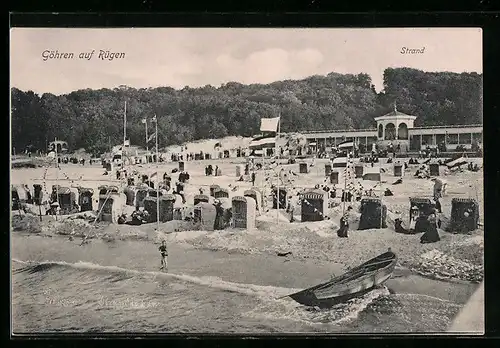 AK Göhren auf Rügen, Strand