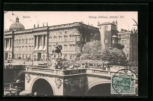 AK Berlin, Königliches Schloss ältester Teil