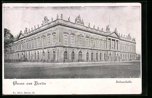 AK Berlin, Blick auf Ruhmeshalle