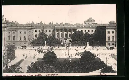 AK Berlin, Blick auf Universität